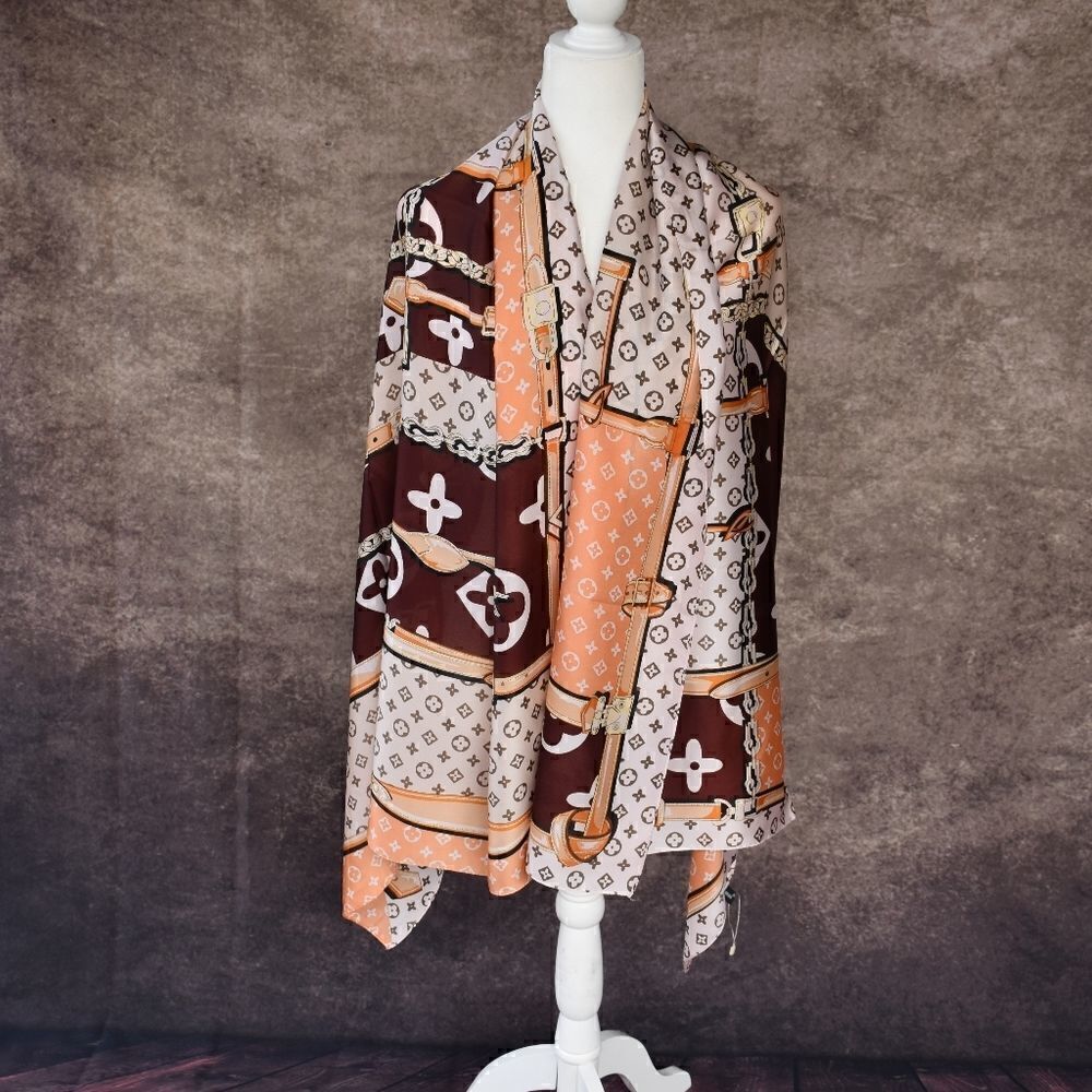 Miss Joan Long Silky Scarf